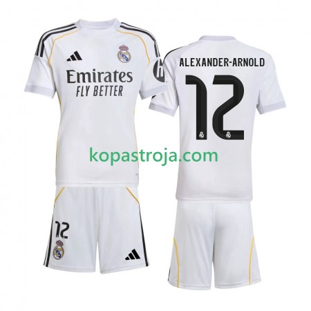 Billiga Fotbollströjor Real Madrid Alexander-Arnold 12 Barn Hemma tröja 2025/26 Kortärmad